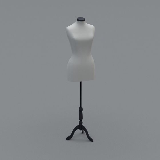 Minimalist 3D Model for Fashion Design