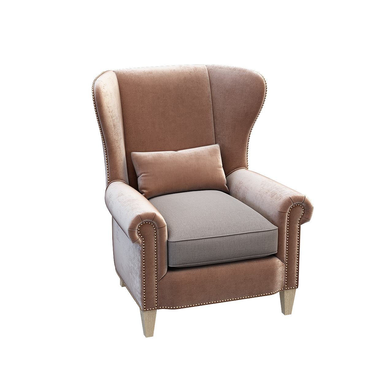 Vintage Style 3D Chair Model – Classic Design with Textures