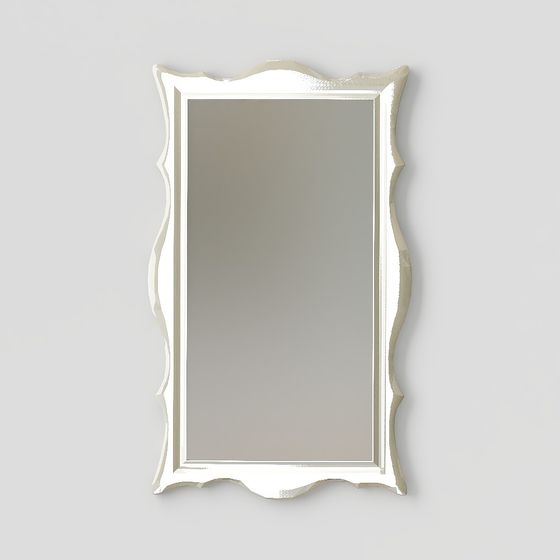 Vintage Mirror Frame 3D model for Creative Projects