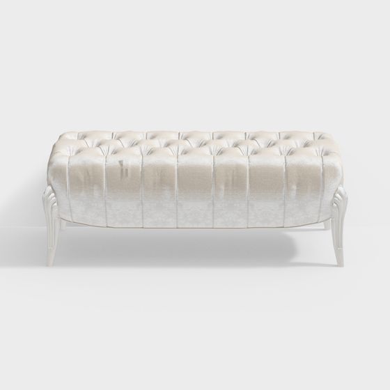 Shimmering Elegance Bench 3D model