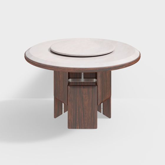 Art Deco Dining Table 3D model