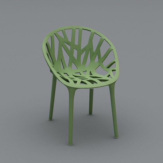 Lattice Chair 3D model for Modern Design