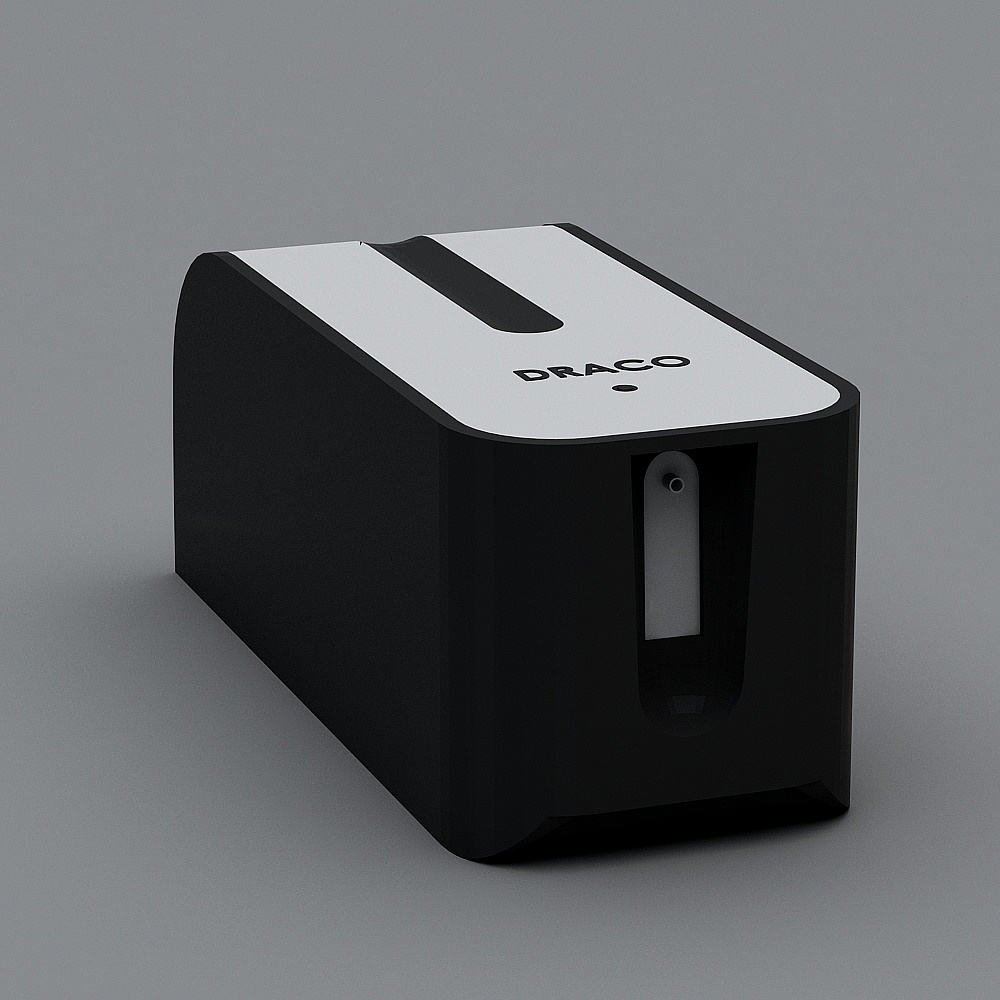 Draco Low Poly 3D Model with High Detail