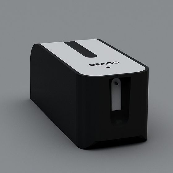 Draco Low Poly 3D Model with High Detail