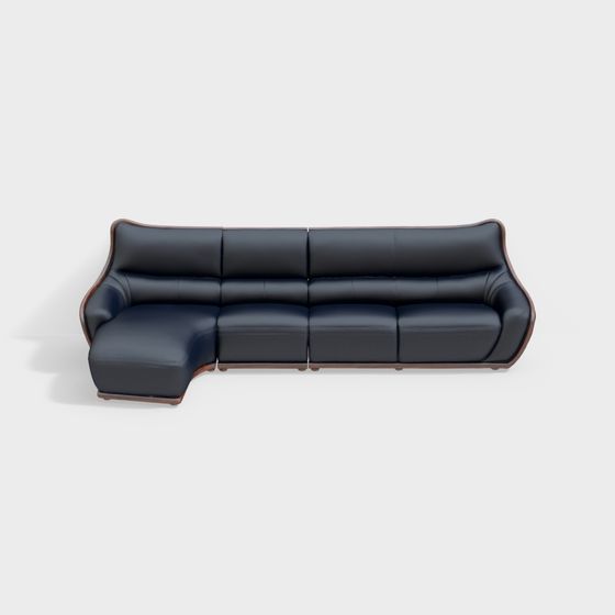 Curve Comfort Sofa 3D model