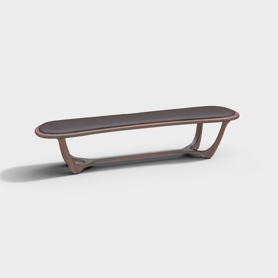Streamline Bench 3D model