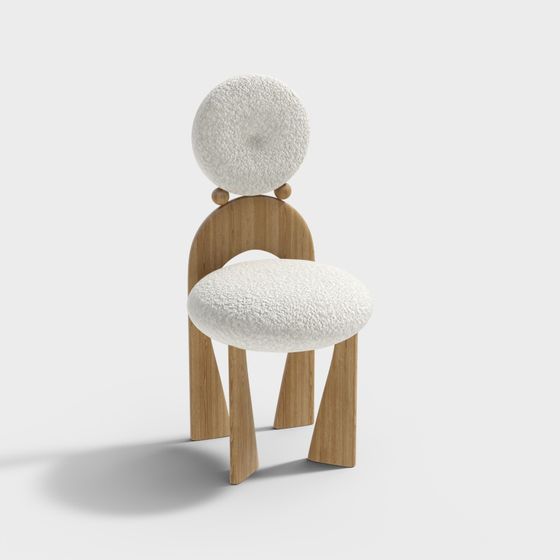 Cloud Chair 3D model for Modern Interiors