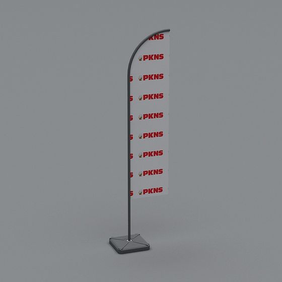 Eye-Catching Sail Billboard 3D model