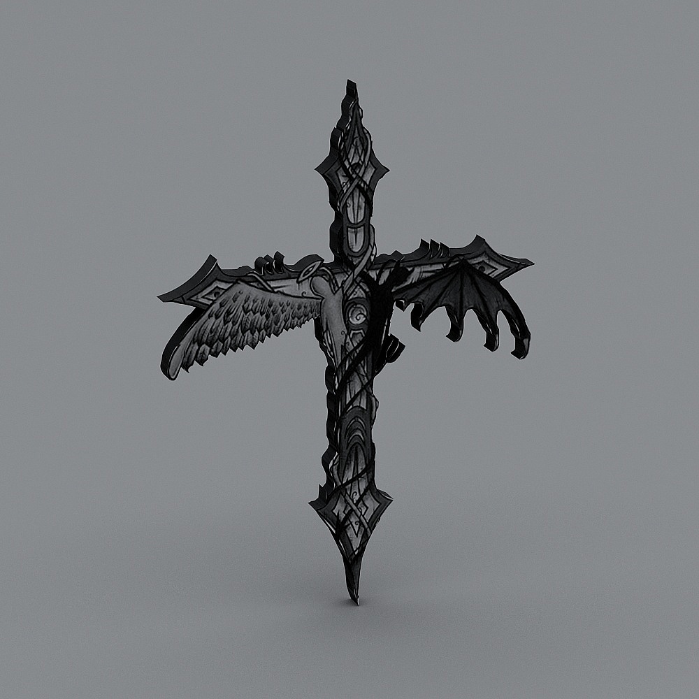 Dark Wings Sword 3D model