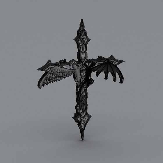 Dark Wings Sword 3D model