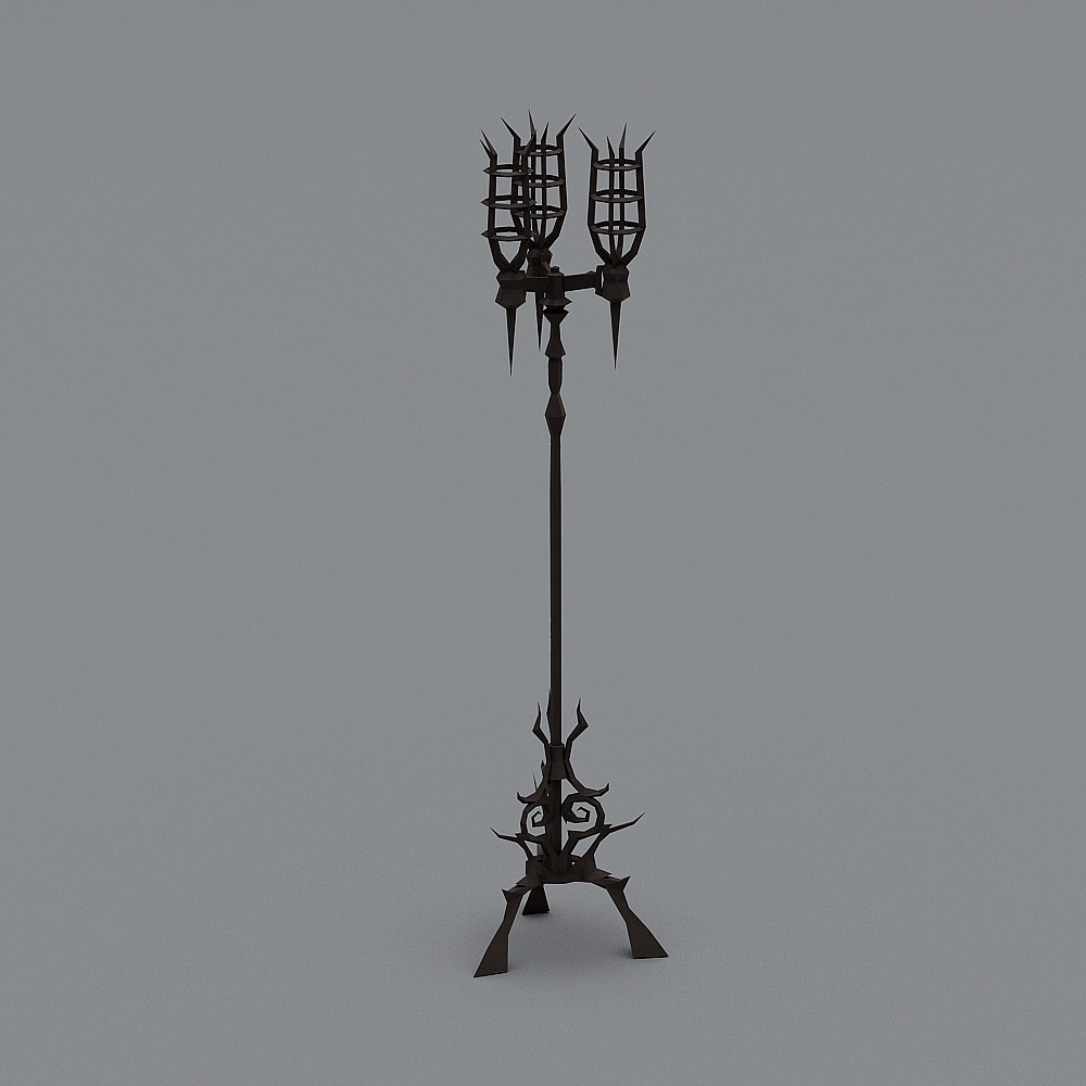 Iron Staff 3D Model for Fantasy Designs