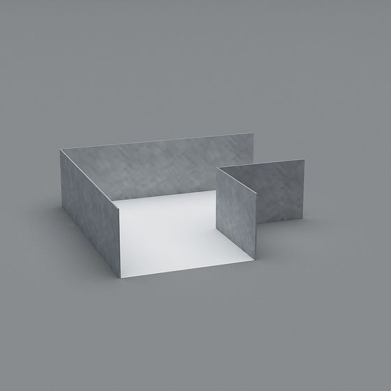 Urban Corner 3D Model for Innovative Architecture