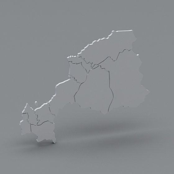 Crystal Mountain 3D model