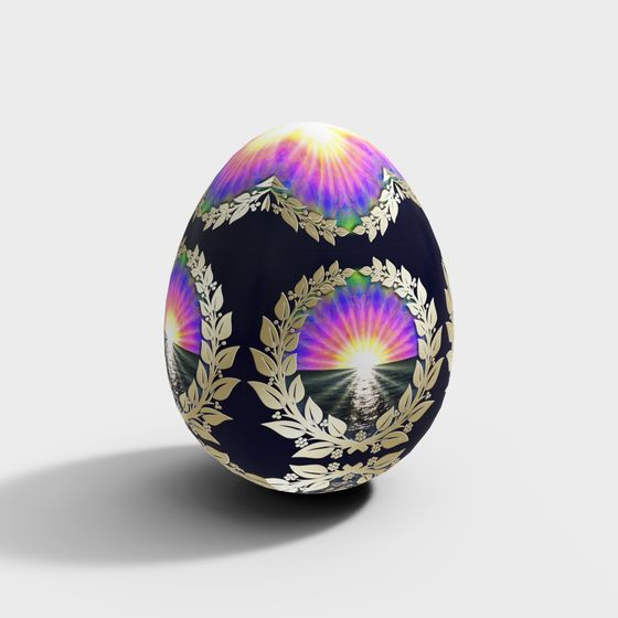 Dreamlike Eggshell 3D model