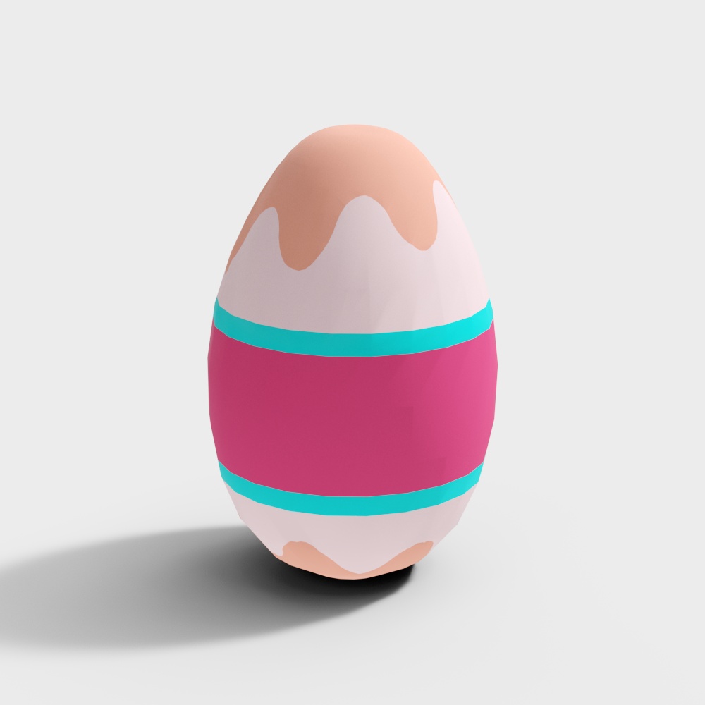 Colorful Egg Adventure 3D model