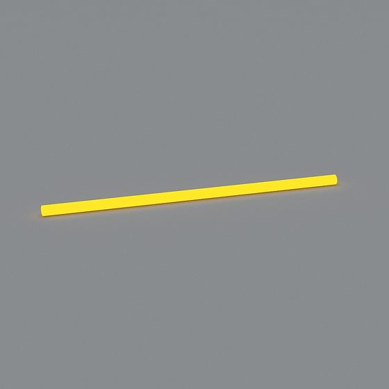 Vibrant Yellow Sunshine Stick 3D Model