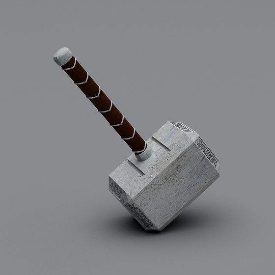 Mjolnir 3D Model - Powerful Design