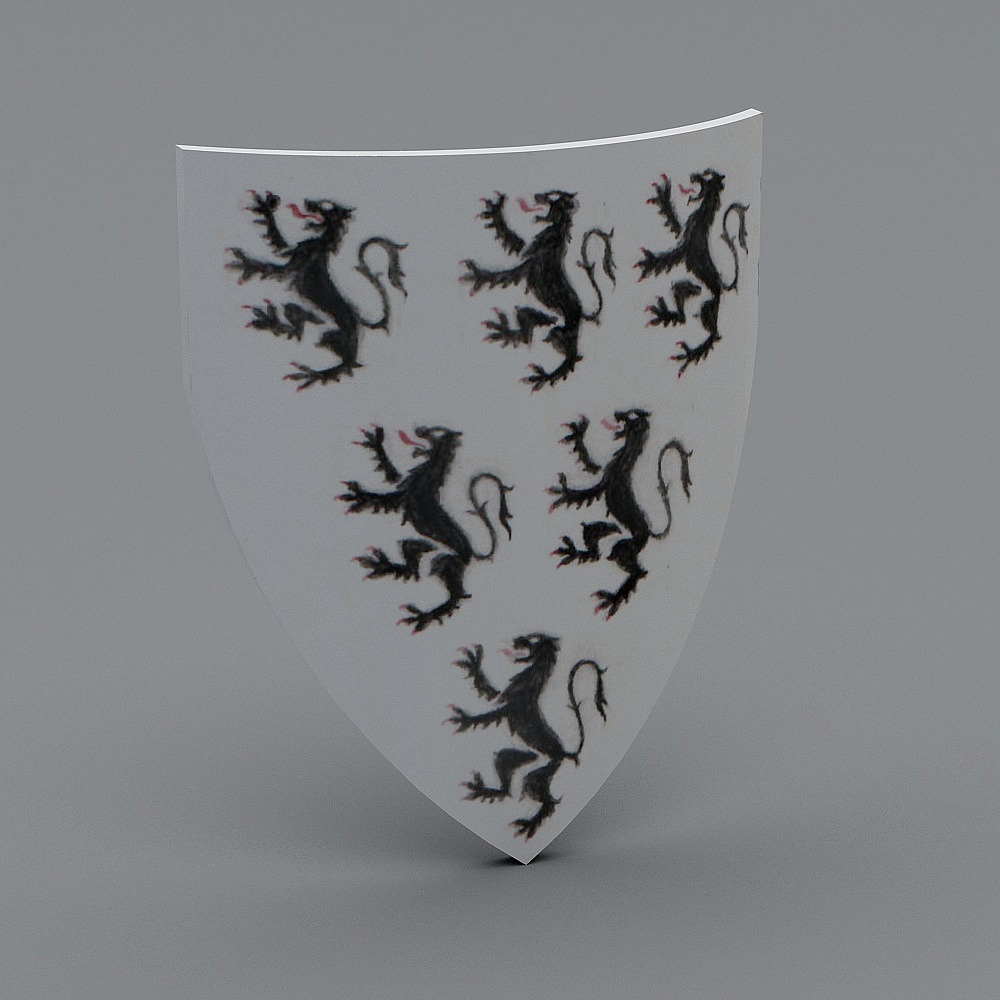 God of War Shield 3D model