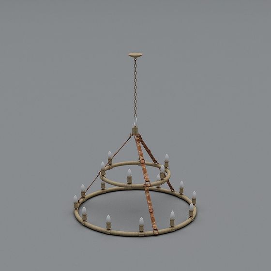 Retro Pendant Light 3D model