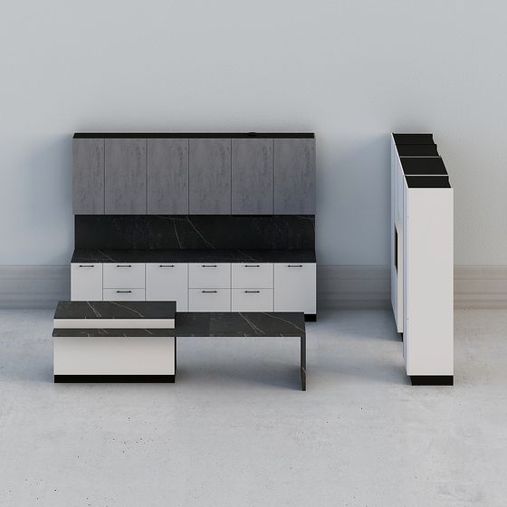 Sleek 3D Furniture Set for Contemporary Spaces