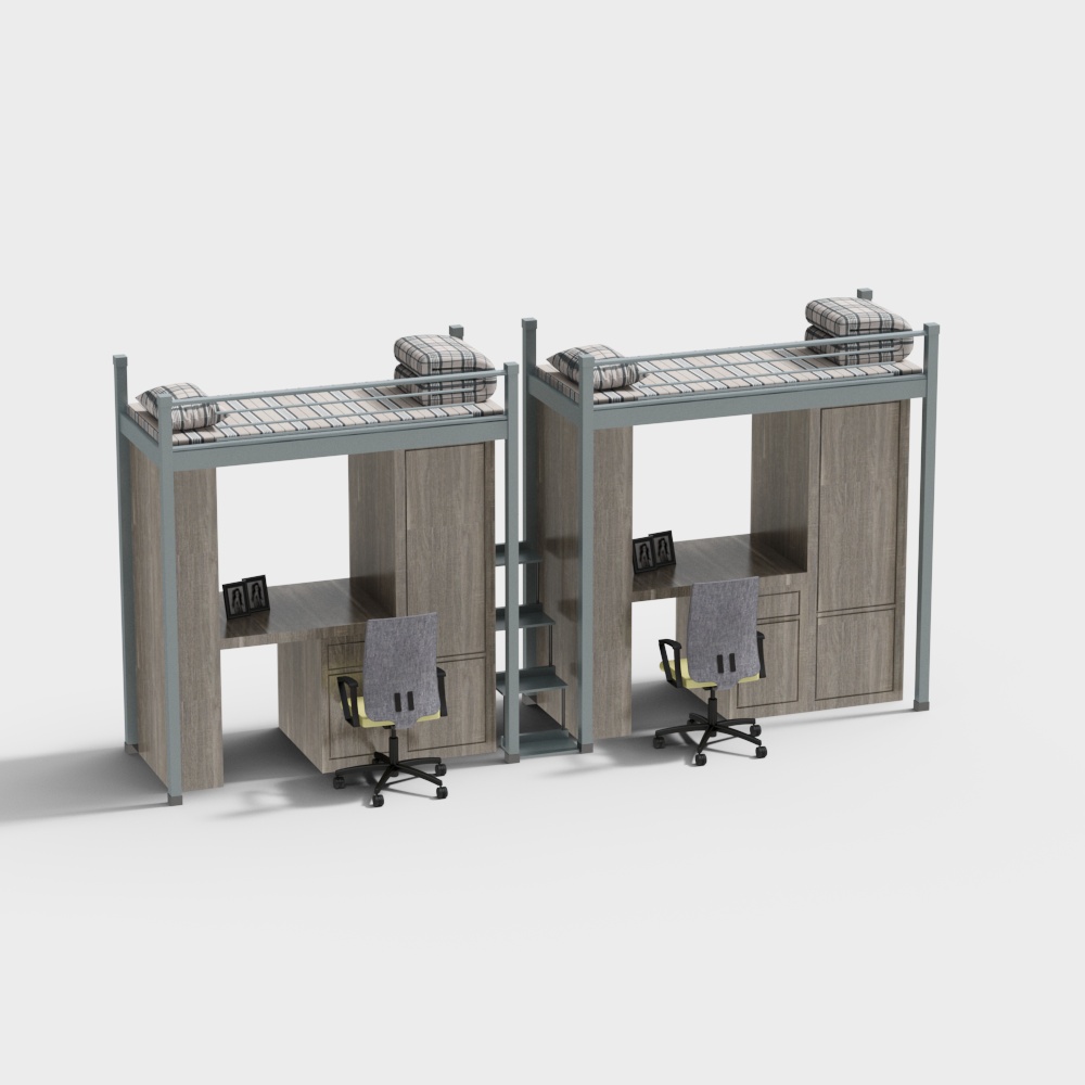 Modern dormitory bunk bed