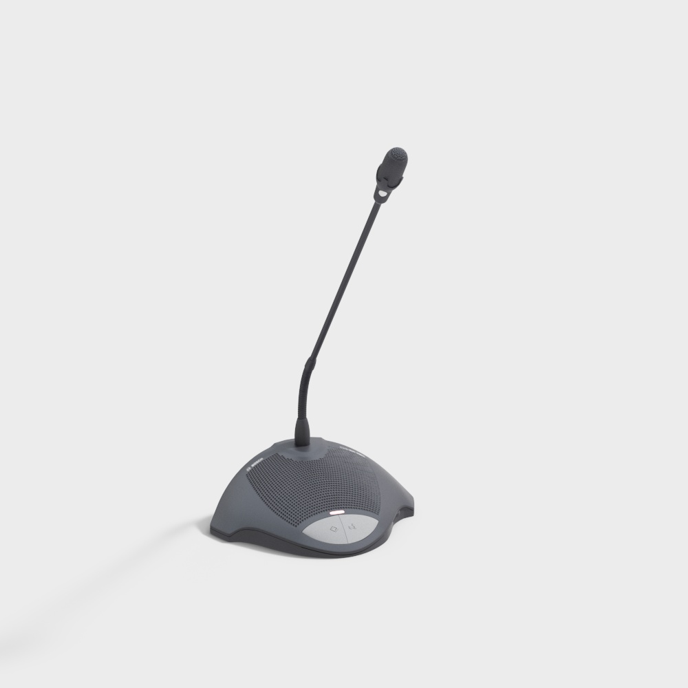 Modern Conference Microphone 3D model