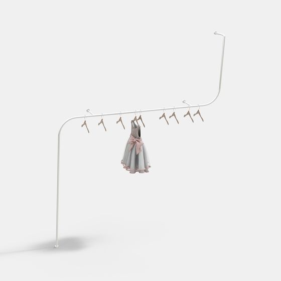 Minimalist Hanger Display 3D model
