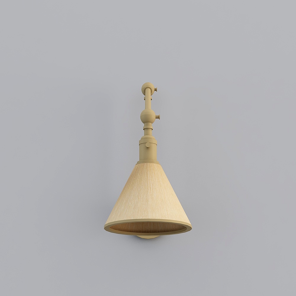 Vintage Cone Sconce 3D model