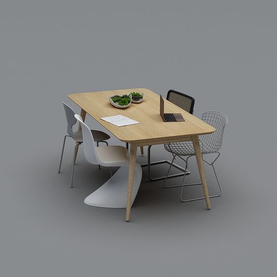Urban Lounge 3D model – Modern Minimalist Aesthetic