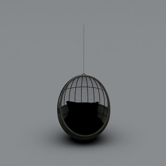 Hanging Egg Chair 3D model: A Modern Minimalist Comfort Choice
