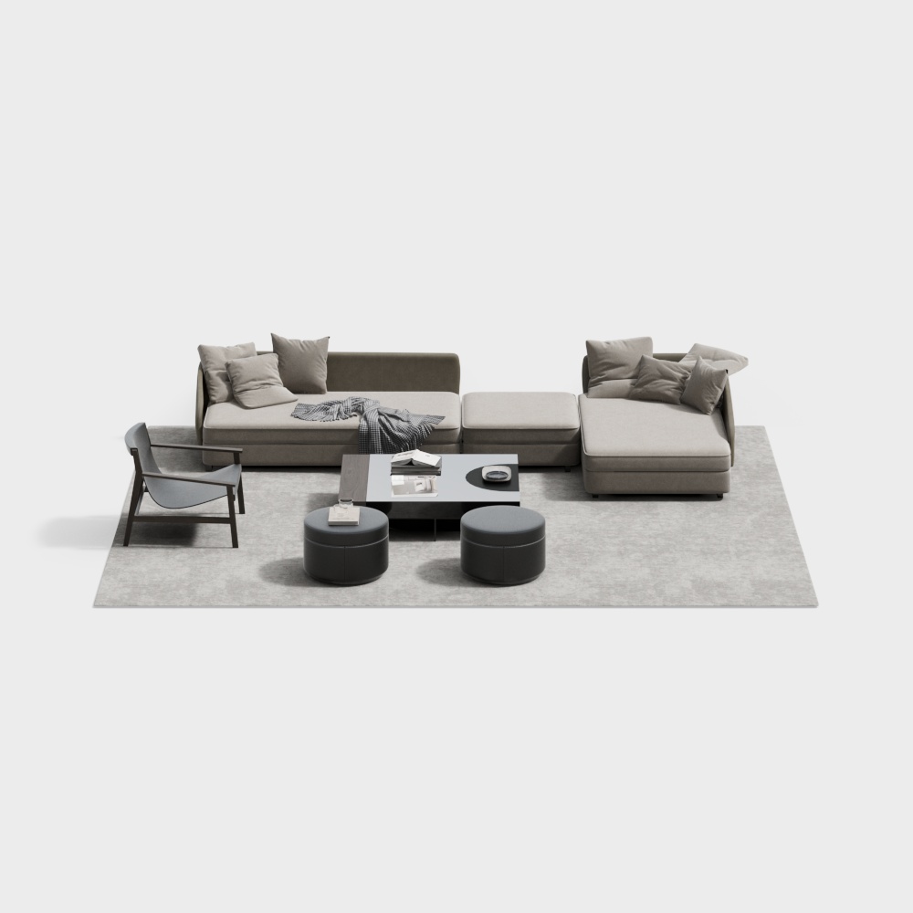 Modern Simple Sectional Sofa