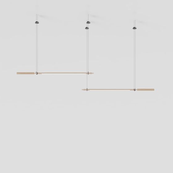 Unique Low-Poly Pendant Light 3D model