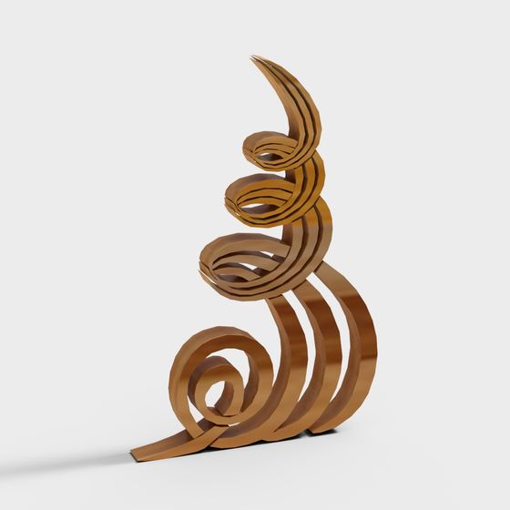 Spiral Embrace 3D model