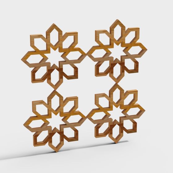 Unique Low-Poly Snowflake 3D Model for Creative Projects