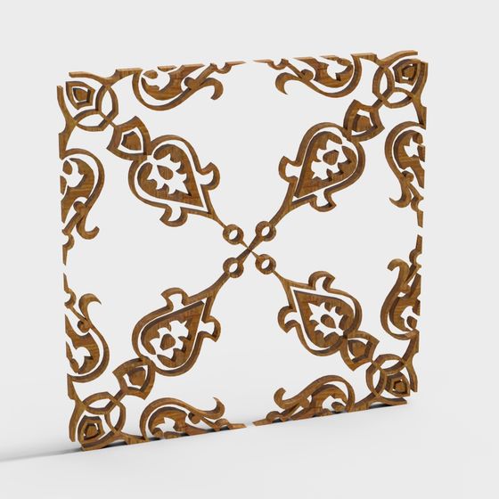 Lace Wall Panel 3D model