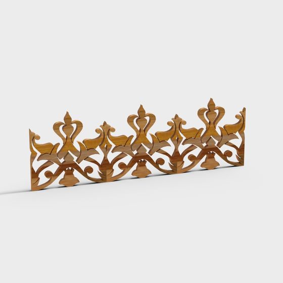 Royal Lace Railing 3D model