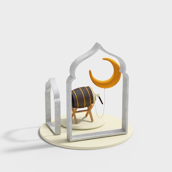 Moonlight Drum 3D Model