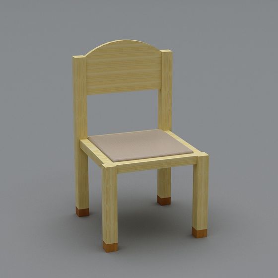 Minimalist Chair 3D Model Design for Creative Projects