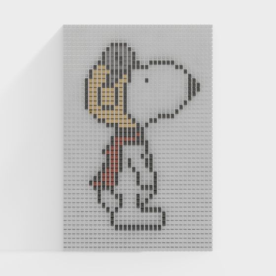 LEGO Minifigure Low Poly 3D Model