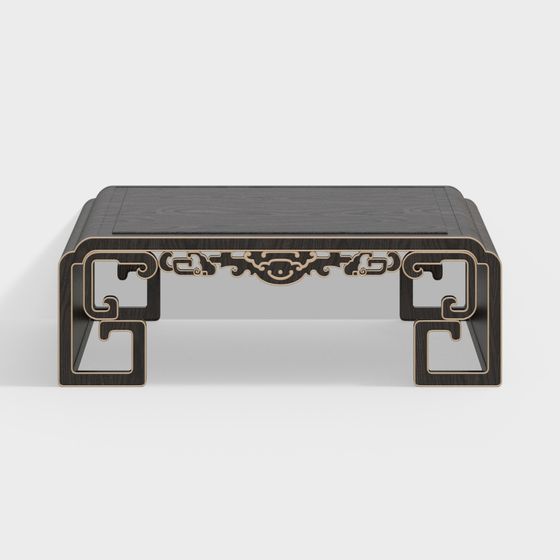Vintage Artisan Coffee Table 3D model for Creative Projects