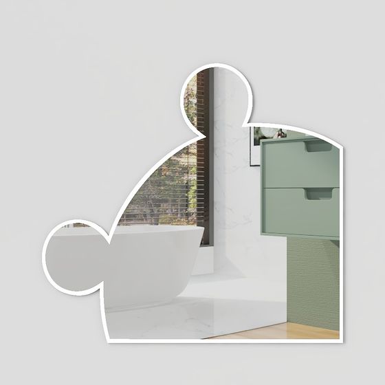 Minimalist Bathroom 3D model