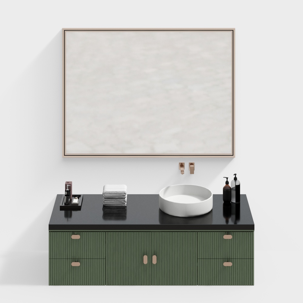 フランスのバスルームキャビネット