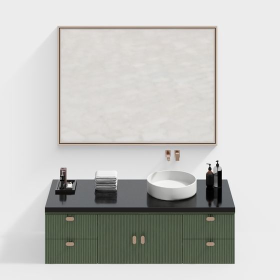 フランスのバスルームキャビネット