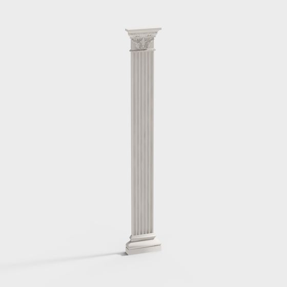 Elegant Roman Column 3D model for Timeless Designs