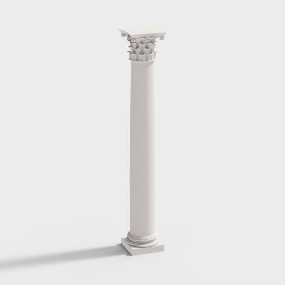Elegant Roman Column 3D model for Creative Projects