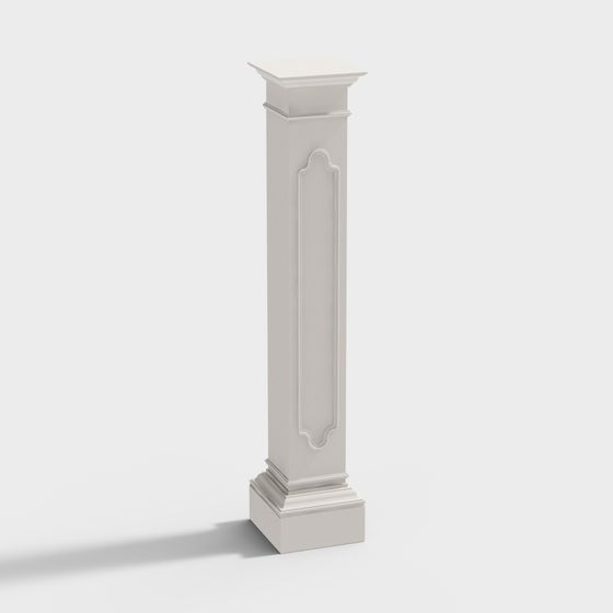 Elegant Column 3D model