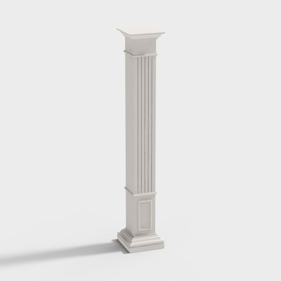 Classic Roman Column 3D model