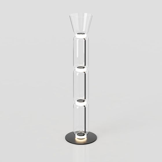 Glass Tower Low Poly 3D model