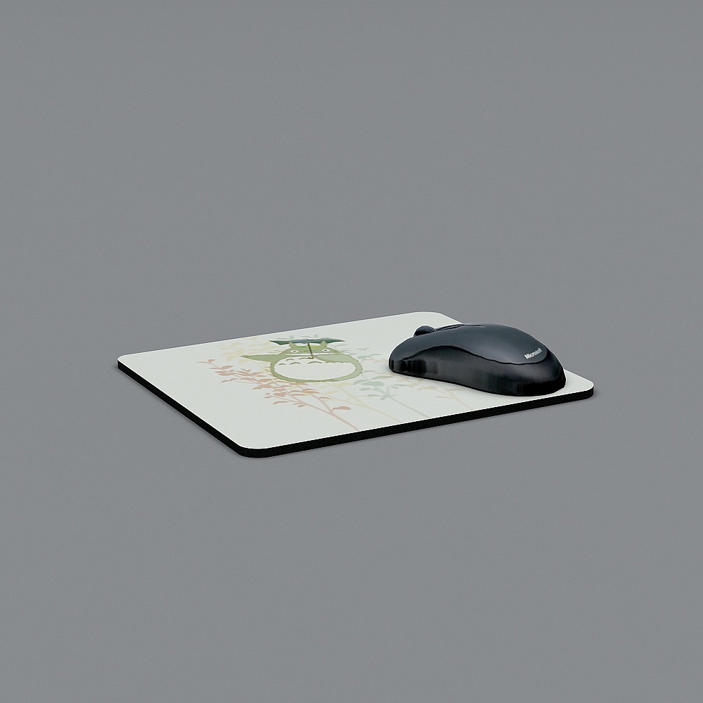 Totoro Mousepad 3D model