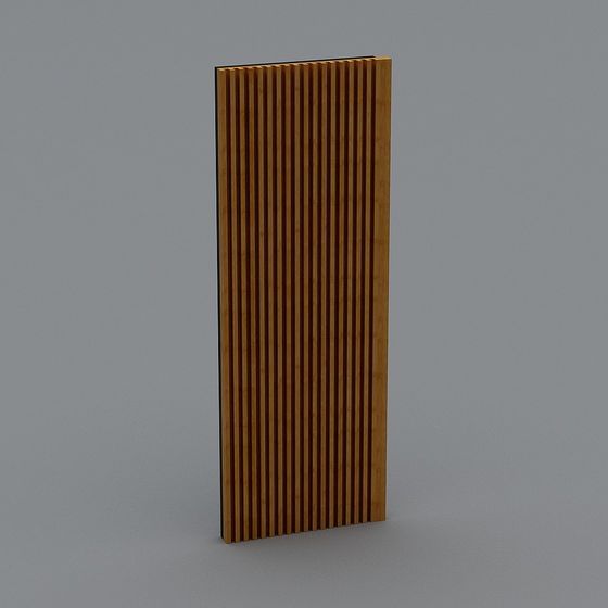 Elegant Bamboo Blinds 3D model for Interiors
